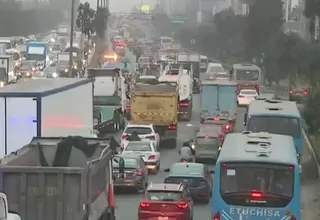 Accidente en Surco: Tráfico intenso tras choque en Panamericana Sur