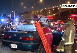 Accidente vehicular en circuito de playas deja jóvenes heridos