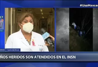 Accidente en Ucayali: Tres niños que fueron trasladados a Lima tienen pronóstico reservado