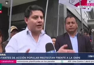Acción Popular: Precandidato Julio Chávez acusa fraude en elección de delegados