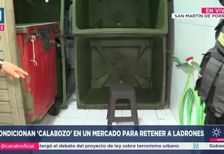 Acondicionan "calabozo" en mercado para retener a ladrones