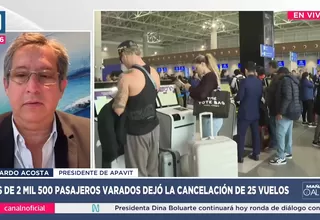 Acosta: Fallas en aeropuerto Jorge Chávez dañan imagen del Perú