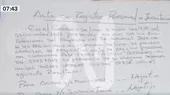 Acta de registro personal de Pedro Castillo - Noticias de natacha-de-crombrugghe
