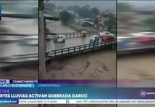 Activación de quebradas bloquea vías y afecta viviendas en Chanchamayo