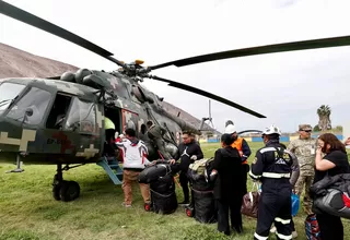 Activan puente aéreo para evacuar a personas varadas en Arequipa