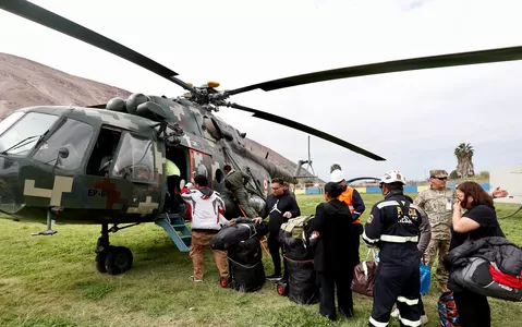 FAP evacuó a 653 pasajeros varados por huaicos en la Panamericana Sur en el tramo Ocoña - Atico