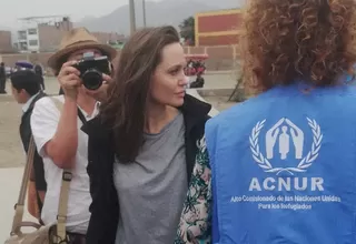 Actriz Angelina Jolie llegó a Lima para conocer situación de ciudadanos venezolanos