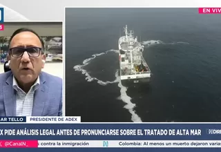 ADEX: gremios no siguieron de cerca el Tratado de Alta Mar