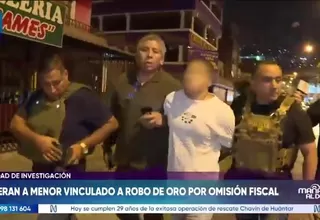 Liberan a menor vinculado a robo de oro por omisión fiscal