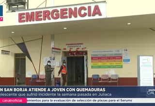 INSN de San Borja atiende a adolescente quemado por su madre