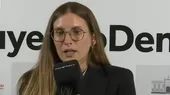 Adriana Tudela sobre Willy Huerta: Hemos presentado una reconsideración a la votación  - Noticias de adriana-tudela