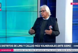 Alertan que acantilados de Miraflores y distritos del Callao son zonas críticas ante sismo