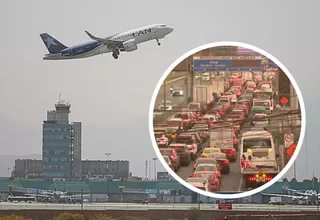 Aeropuerto Jorge Chávez alerta sobre cierre de avenidas de acceso