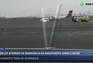 Aeropuerto Jorge Chávez: avión de LC Perú aterrizó de emergencia