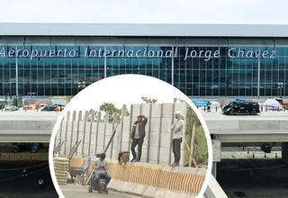 Aeropuerto Jorge Chávez: Polémica por muros en vías de acceso