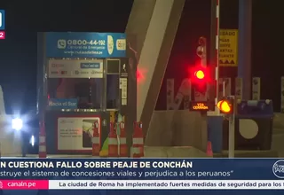 AFIN cuestona el fallo sobre peaje de Conchán