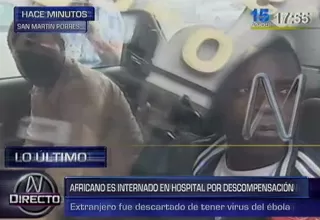 Africano presentaba dolencias desde que estaba en chimbote