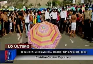 Playa Pescadores: mujer de 26 años se ahogó víctima de un calambre