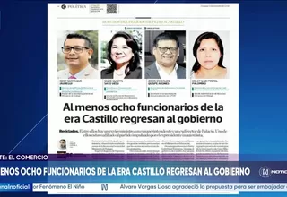 Al menos ocho exfuncionarios de Pedro Castillo vuelven al Gobierno