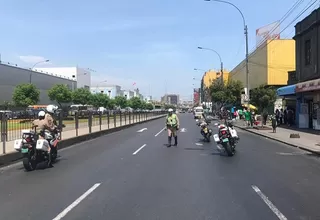 Velorio de García: congestión vehicular tras cierre parcial de av. Alfonso Ugarte