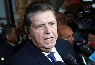 Alan García no acudió a citación de la Fiscalía por supuesto 'chuponeo'