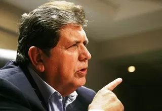 Alan García: "Retiren el aporte de los independientes y dejen crecer al Perú"