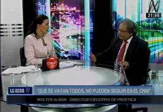 Albán: "Esta gente no puede seguir en el Consejo Nacional de la Magistratura"
