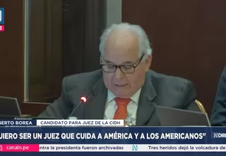 Alberto Borea presenta su candidatura como juez de la Corte IDH ante el Consejo Permanente de la OEA