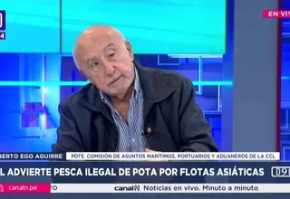 Alberto Ego Aguirre advierte que flotas asiáticas pescan ilegalmente pota 