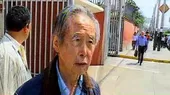 Alberto Fujimori a Canal N: Me han detectado un tumor pequeño en un pulmón - Noticias de inen