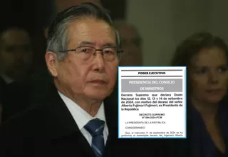 Alberto Fujimori: Declaran tres días de duelo nacional