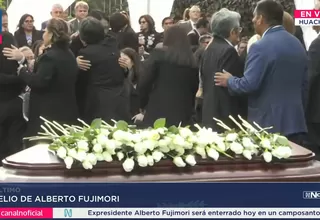 Alberto Fujimori fue enterrado en el cementerio de Huachipa