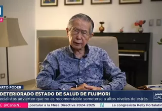 Alberto Fujimori padece de males crónicos que requieren tratamiento permanente en lengua, corazón, columna vertebral y cadera