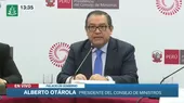 Alberto Otárola: Hacemos un llamado al señor López Obrador para dejar de referirse al Perú - Noticias de andres-manuel-lopez-obrador