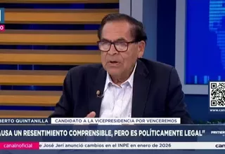 Alberto Quintanilla defiende su candidatura y cuestiona expulsión de Nuevo Perú