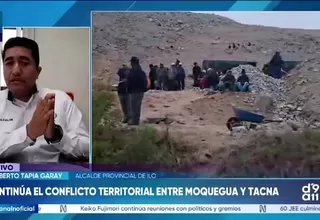 Alcalde de Ilo exige liberar canal bloqueado por comuneros de Tacna: “Atentan contra la salud de 80 mil personas”
