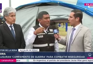 Alcalde del Rímac se opone al toque de queda y propone módulos de seguridad