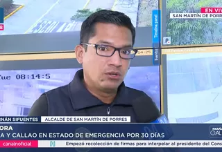 Alcalde de SMP cuestiona estado de emergencia: "No hay estrategia"