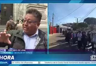 Alcalde de Torata advierte continuidad de paro si no se observa Ley 11658