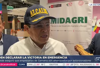 Alcalde de La Victoria pide estado de emergencia en su distrito