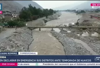 Alcaldes de Lima Este solicitan declarar emergencia ante aumento de lluvias y huaicos