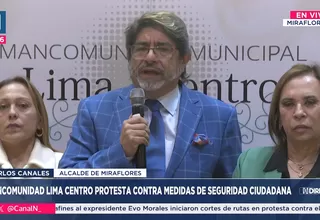 Alcaldes de Lima protestan contra medidas de seguridad ciudadana