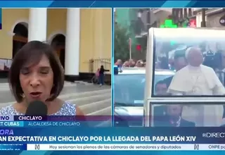 Alcaldesa de Chiclayo asegura que la ciudad se prepara para recibir al papa León XIV y pide apoyo del Ejecutivo
