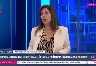 Alcaldesa de Pueblo Libre pide gradualidad en uso de pistolas eléctricas para serenos