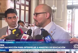 Alejandro Muñante considera que interpelación a José Antonio Chang busca “obstruir” al Gobierno