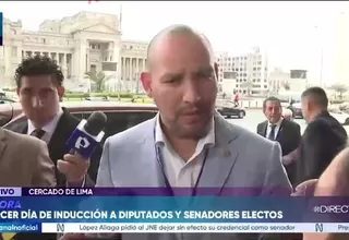 Alejandro Muñante aseguró que Renovación Popular será una oposición "constructiva"