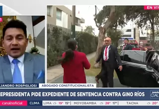 Alejandro Rospigliosi: JNJ debe vacar a Gino Ríos por sentencia no declarada