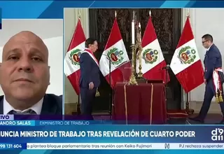 Alejandro Salas sobre renuncia de Freddy Solano: “Es una decisión saludable para las investigaciones”