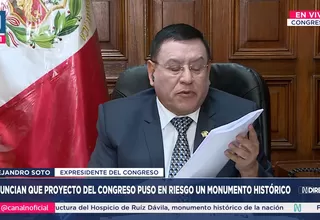 Alejandro Soto sobre obras en edificio histórico del Congreso, Hospicio Ruíz Dávila: No se ejecutó durante mi gestión