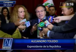 Alejandro Toledo no descartó volver a postular a la Presidencia en el 2016